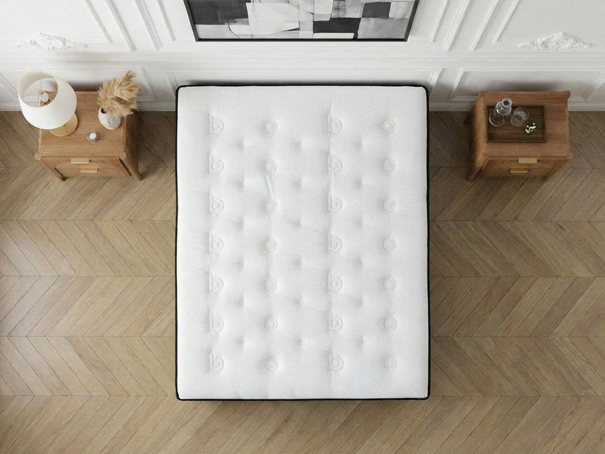 Ensemble matelas CAPUCINE 30 cm 672 ressorts ensachés 7 zones + sommier tapissier — vue 5