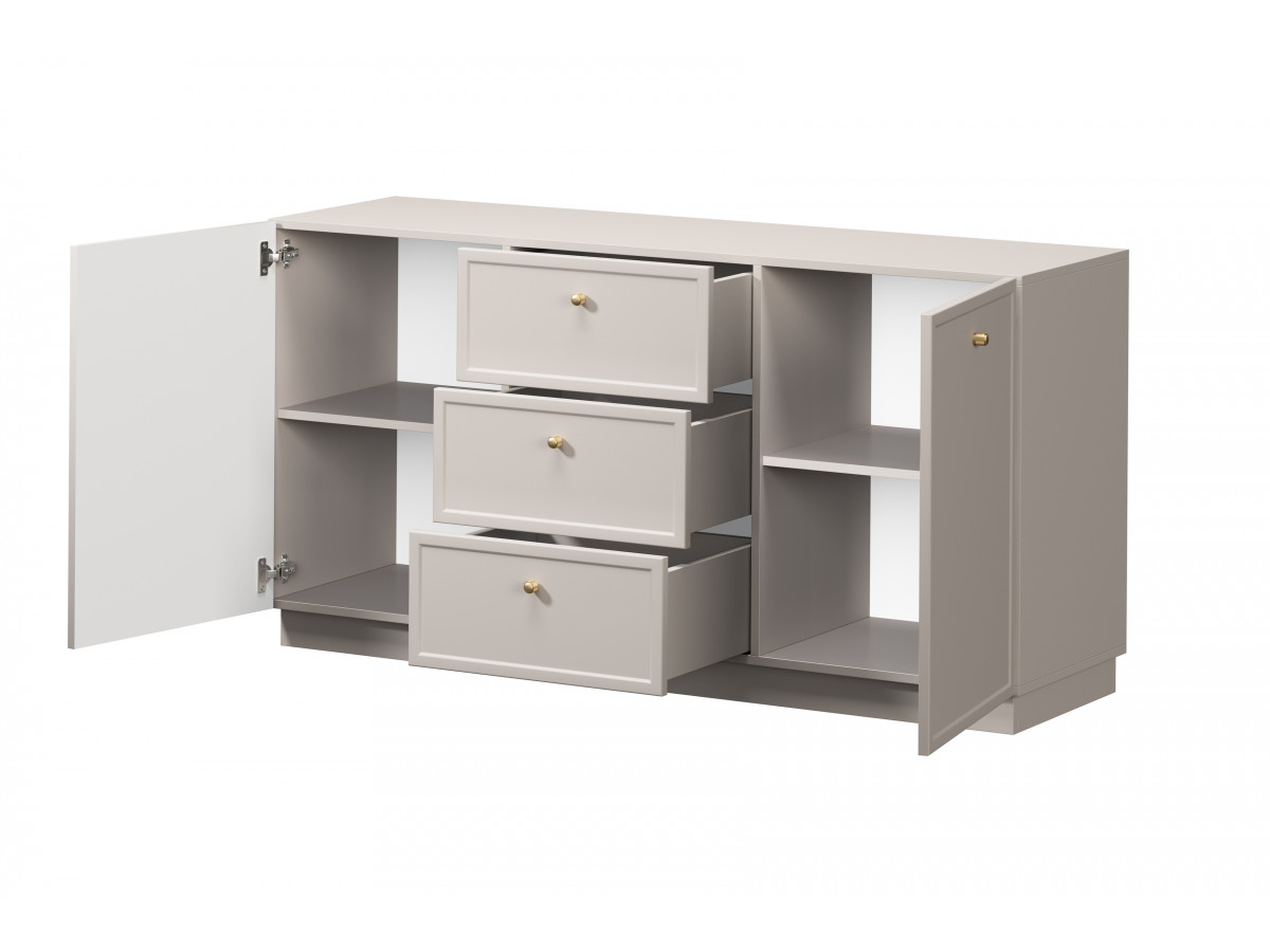 Buffet 2 portes 3 tiroirs 150 cm LORINA