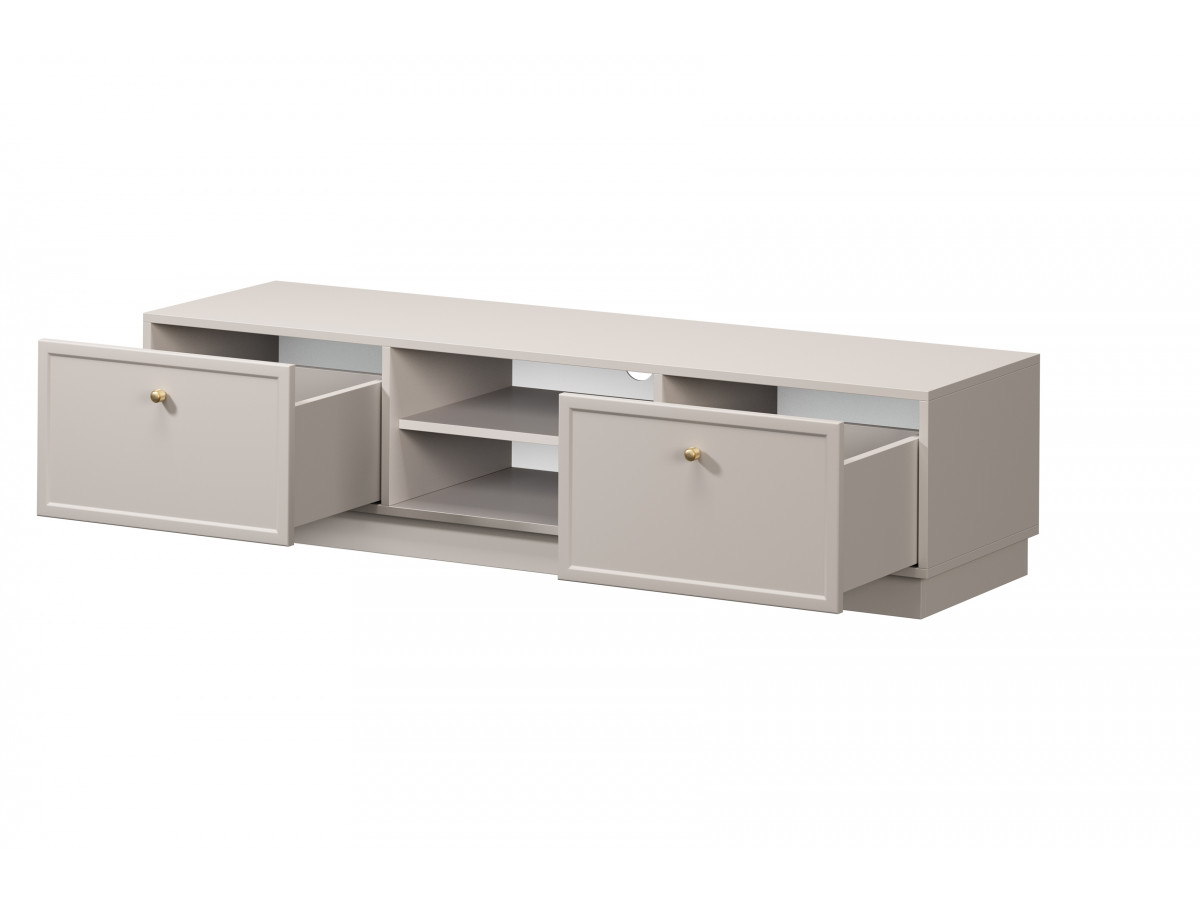 Meuble TV 2 tiroirs 150 cm LORINA
