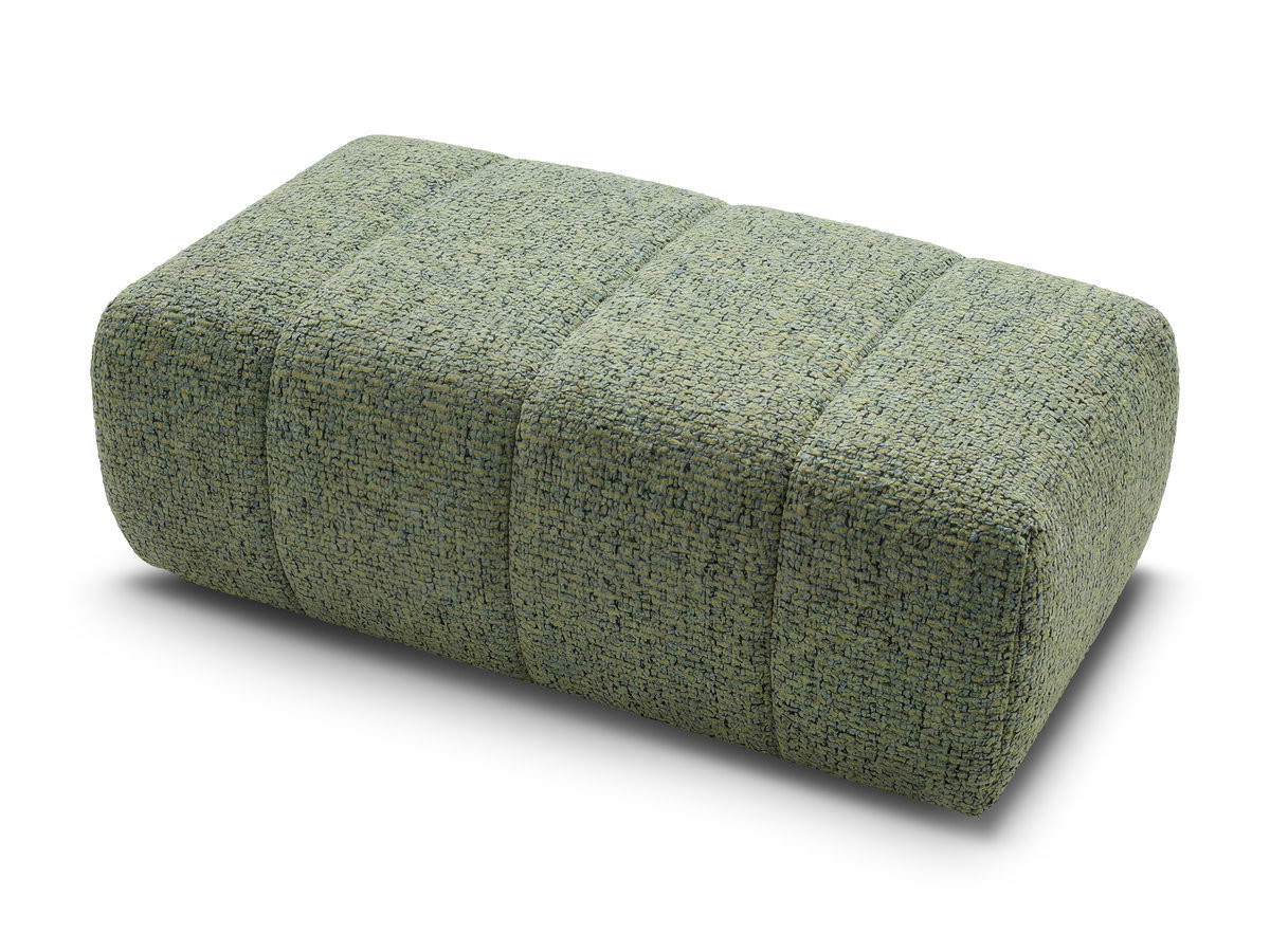 NESTY poef in gemêleerde stof