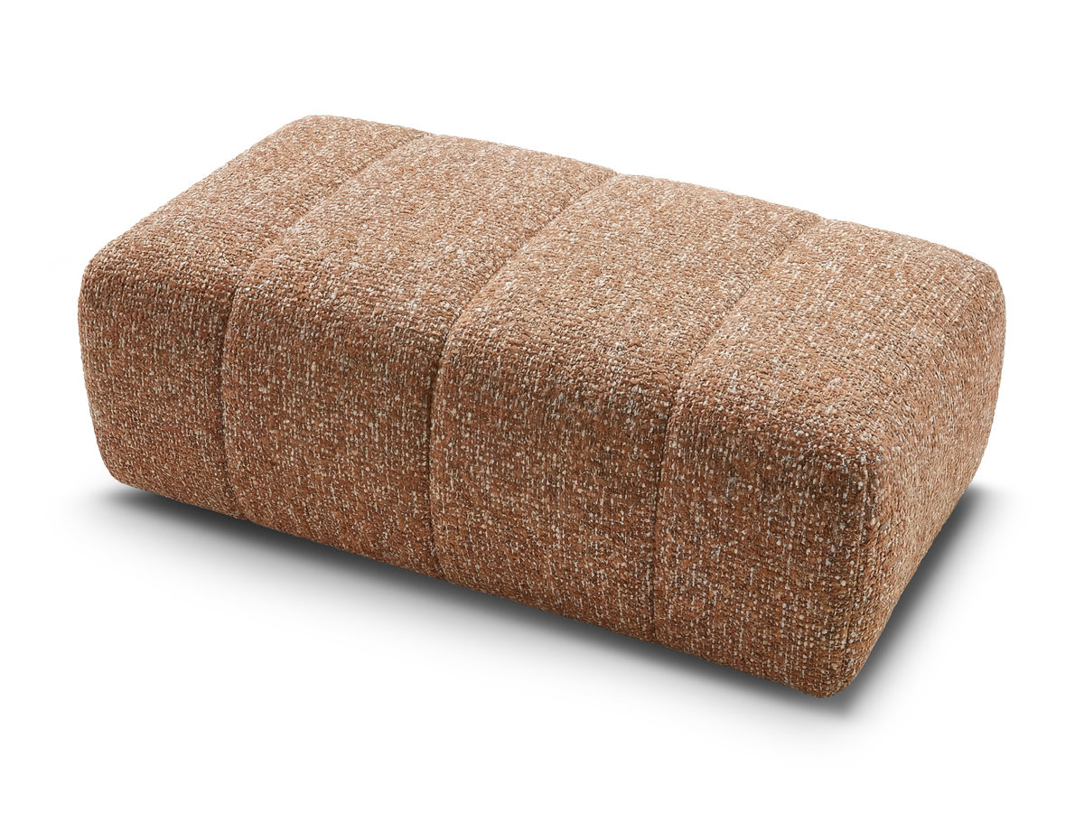 NESTY poef in gemêleerde stof