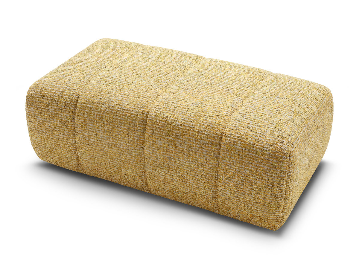 NESTY poef in gemêleerde stof