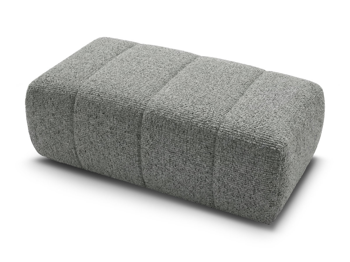 NESTY poef in gemêleerde stof