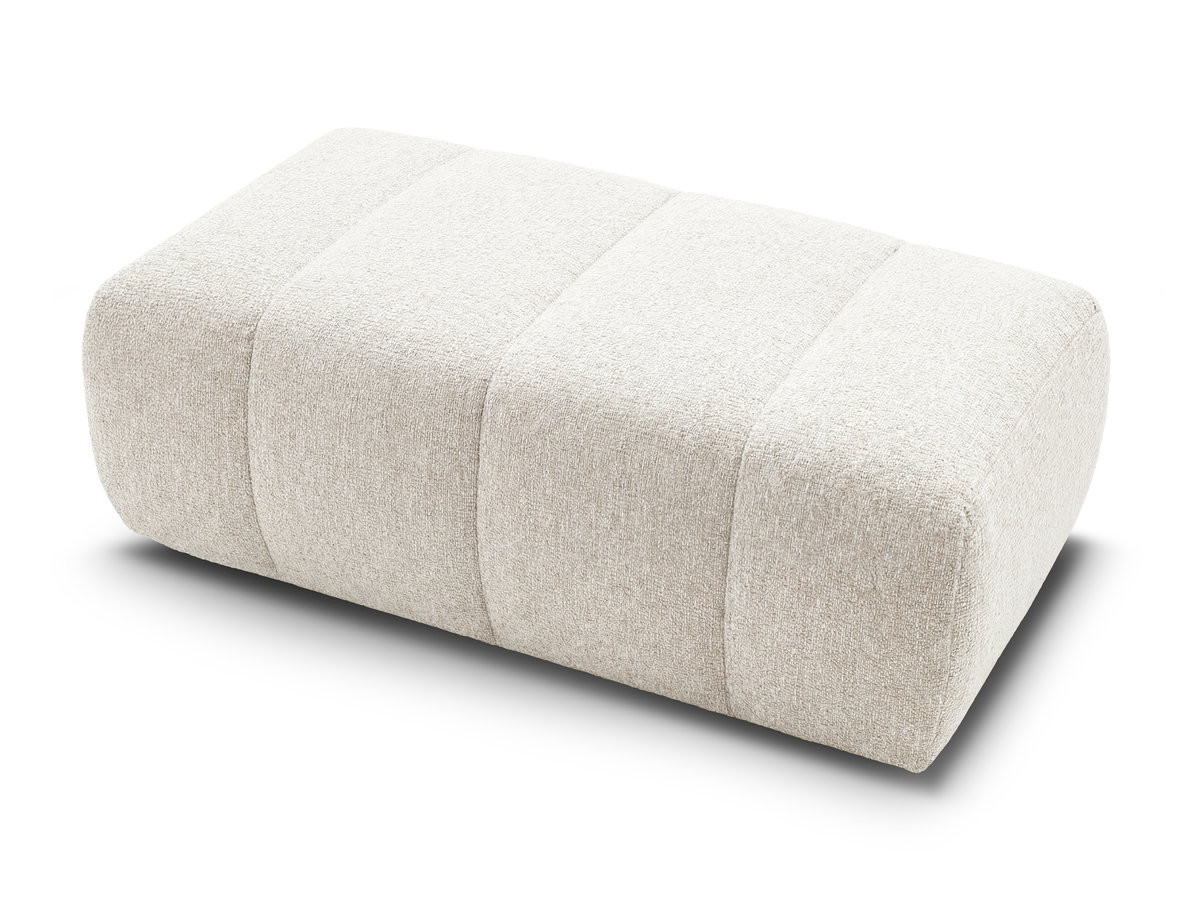 NESTY poef in gemêleerde stof