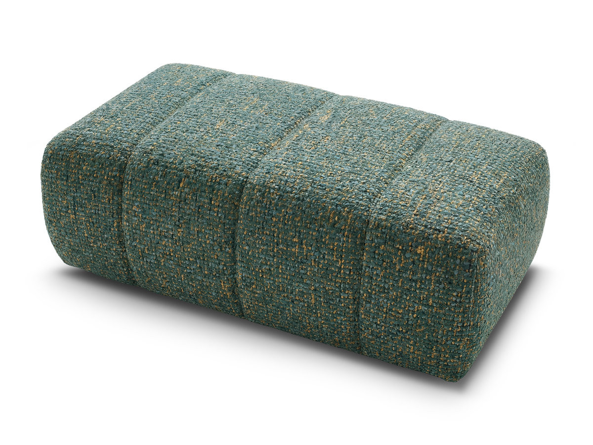 NESTY poef in gemêleerde stof