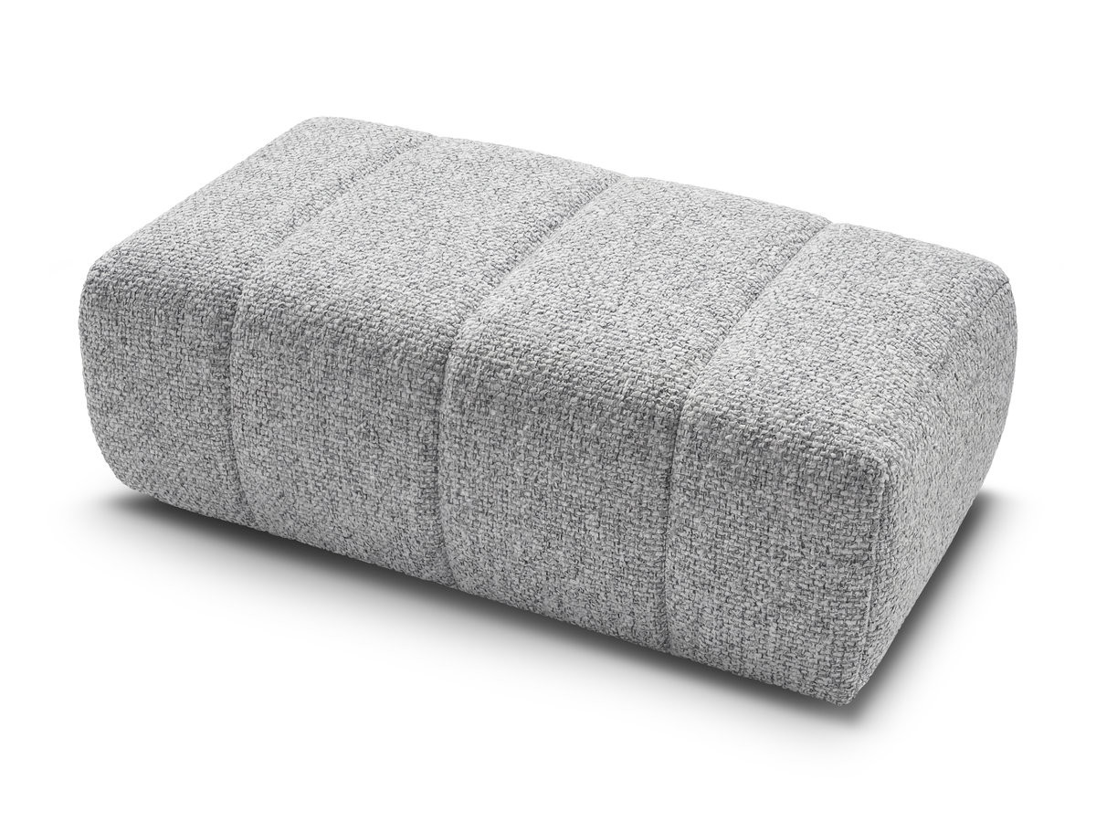 NESTY poef in gemêleerde stof