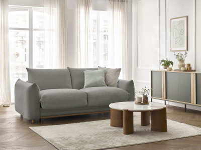 Canap&eacute; droit convertible ERNEST ouverture express