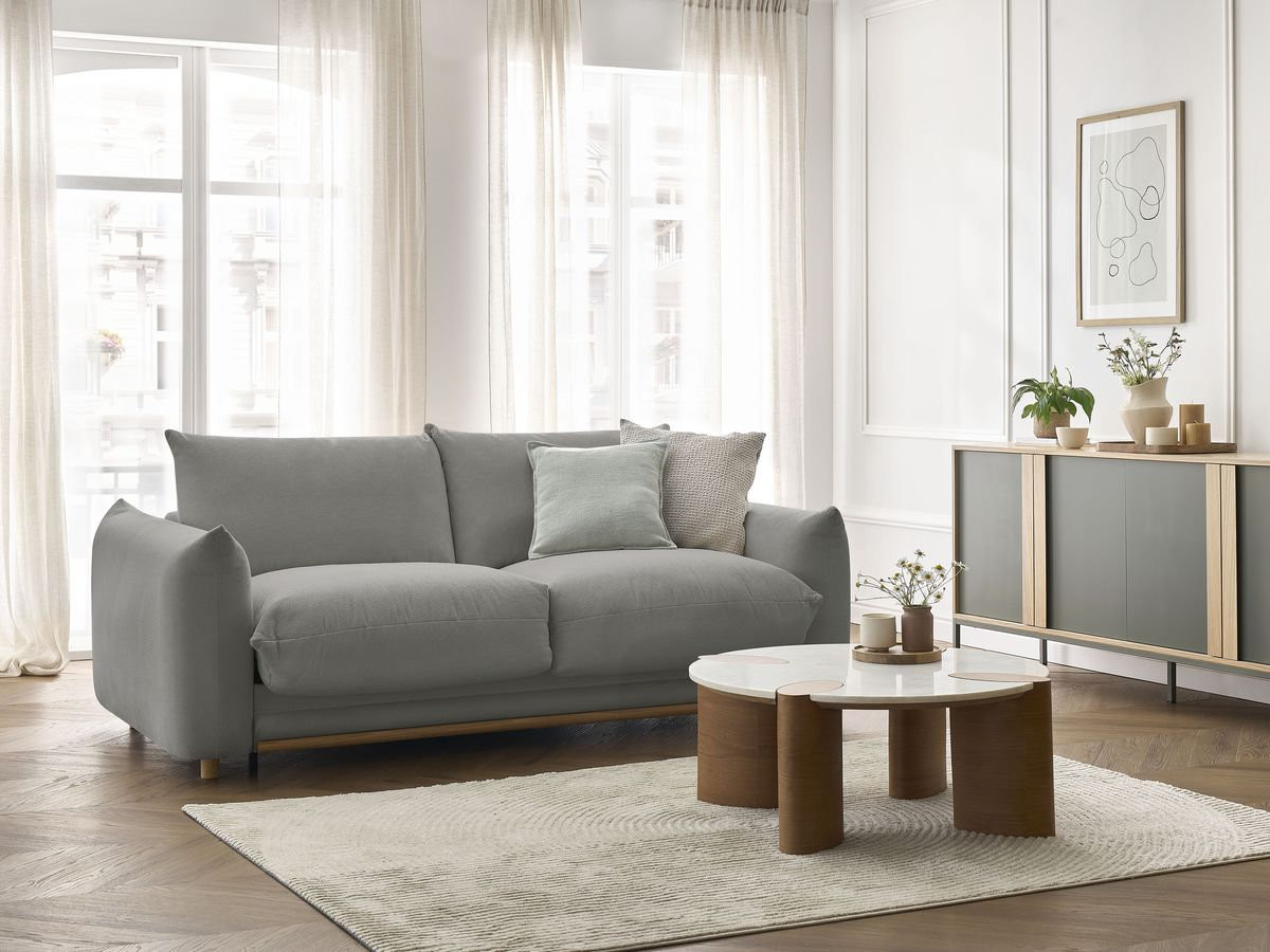 Canapé droit convertible ERNEST ouverture express