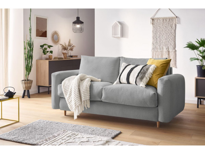 Canapé droit convertible COCOONE ouverture express