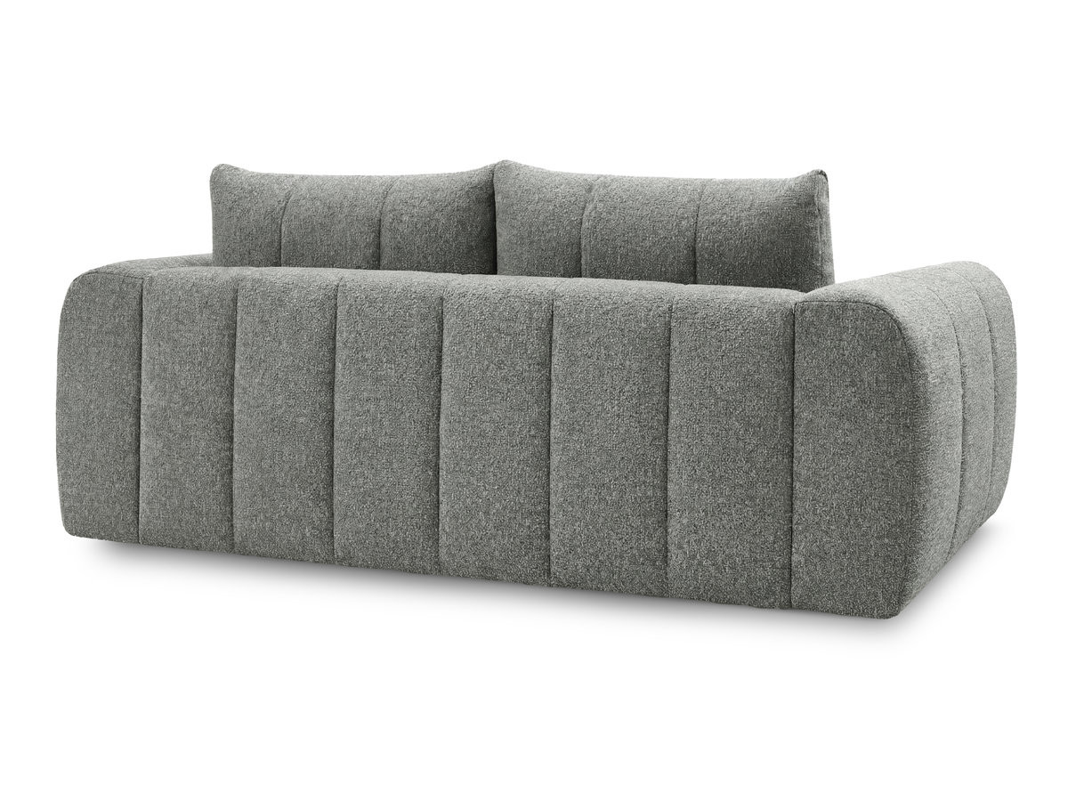 Canapé droit fixe 3 places NESTY tissu chiné