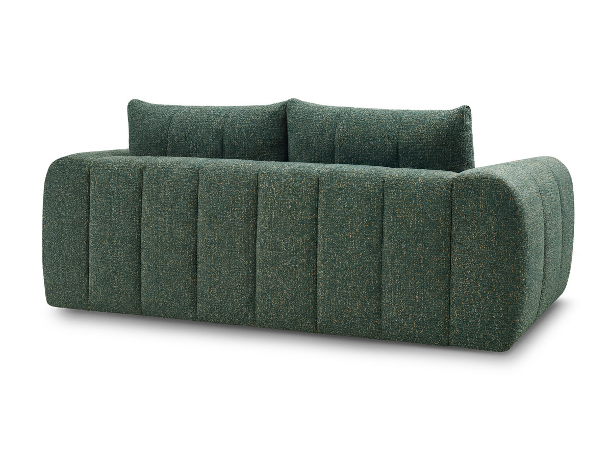 Canapé droit fixe 3 places NESTY tissu chiné