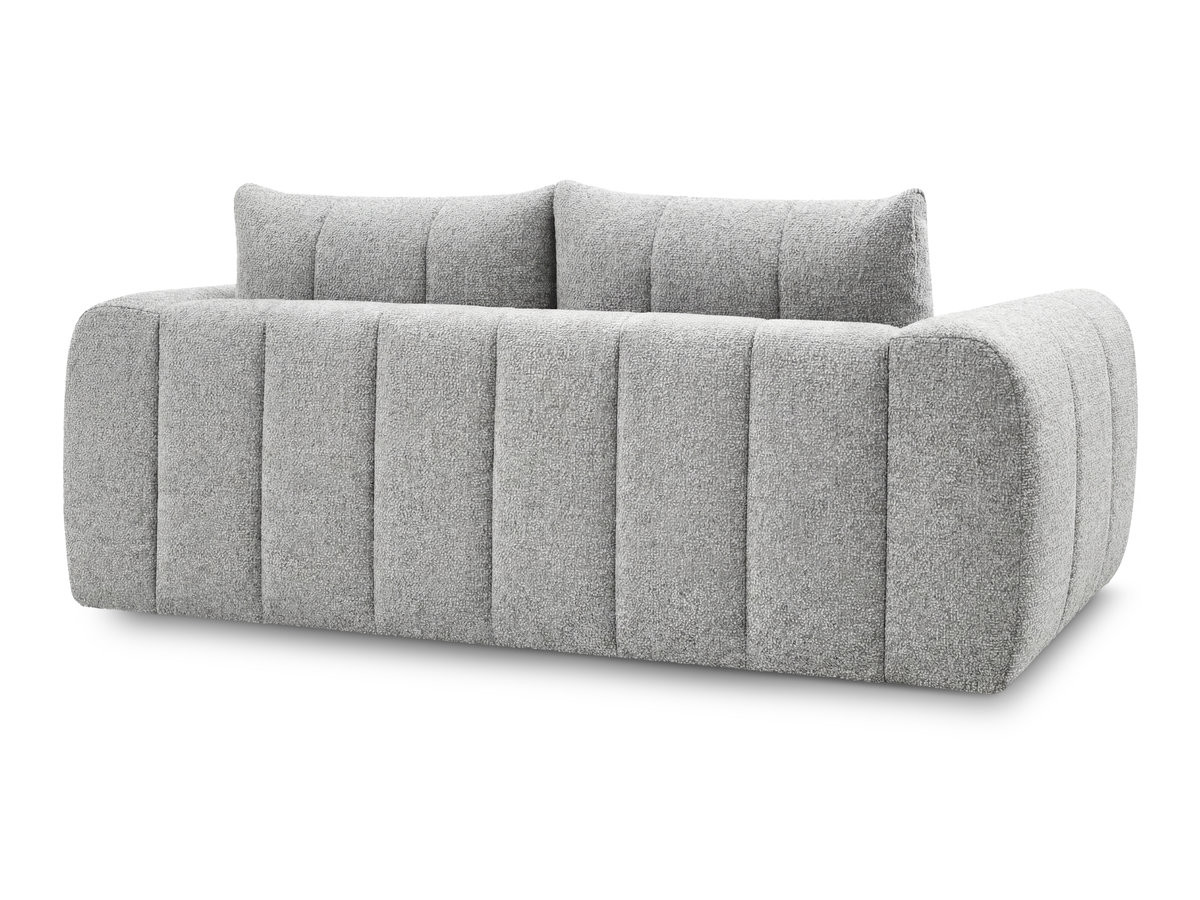 Canapé droit fixe 3 places NESTY tissu chiné