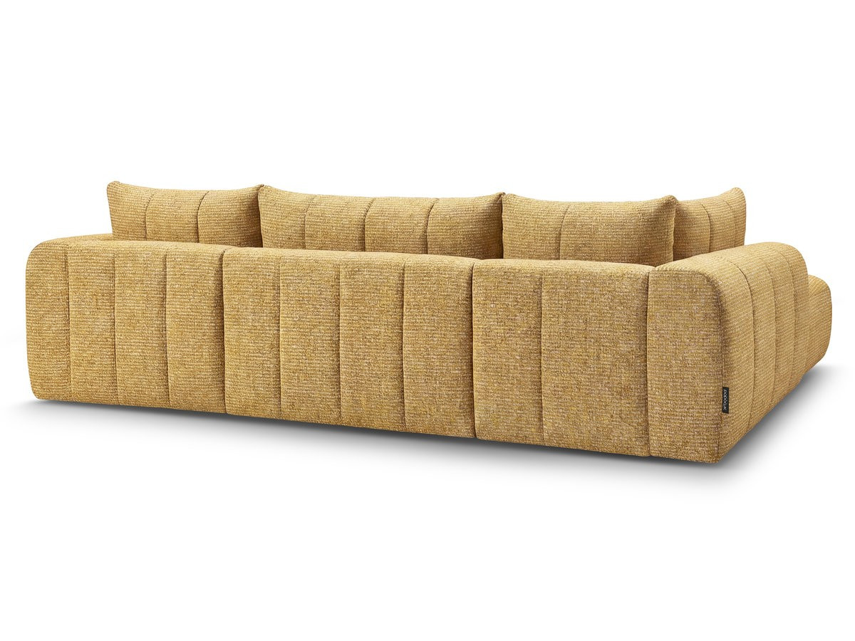 Canapé panoramique fixe NESTY tissu chiné