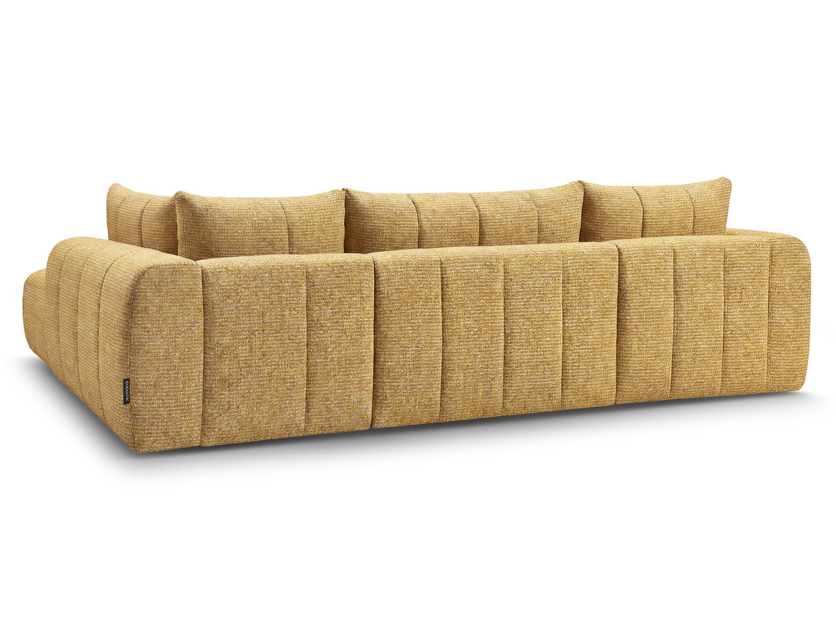 Canapé panoramique fixe NESTY tissu chiné