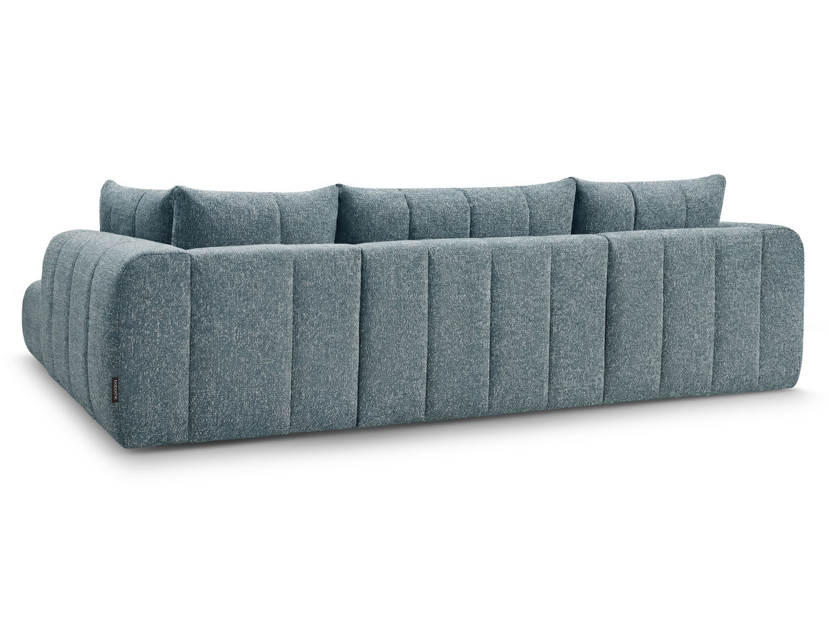 Canapé panoramique fixe NESTY tissu chiné
