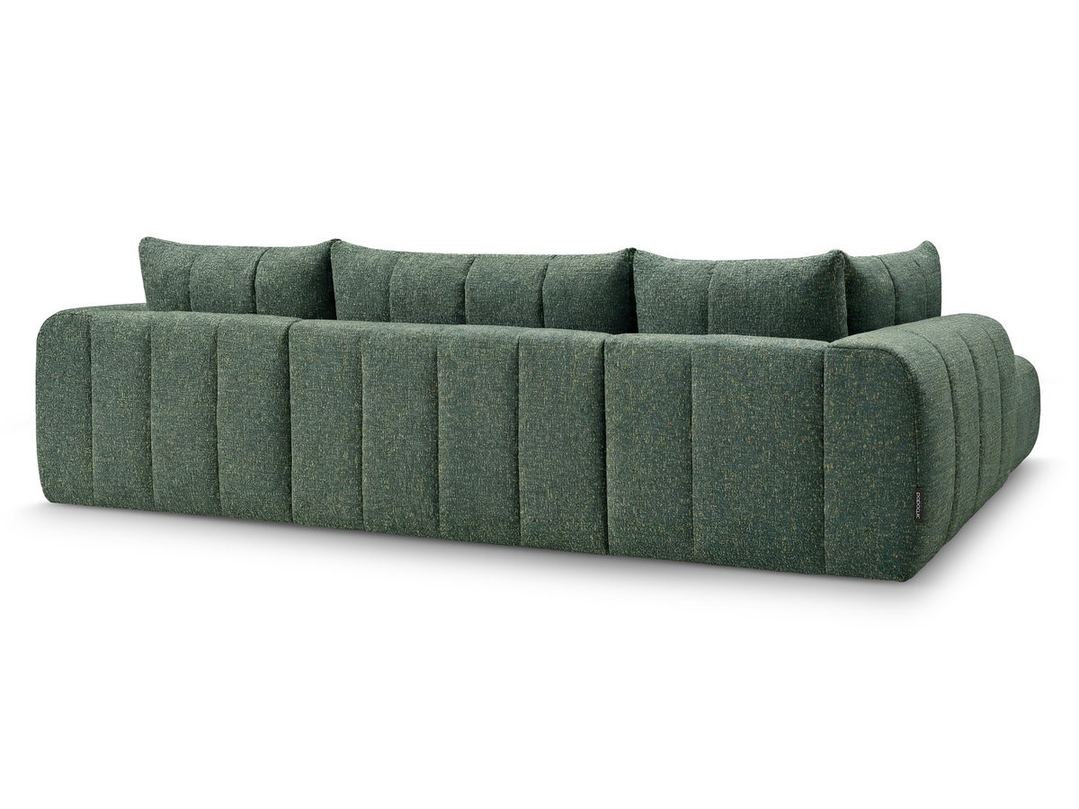 Canapé panoramique fixe NESTY tissu chiné