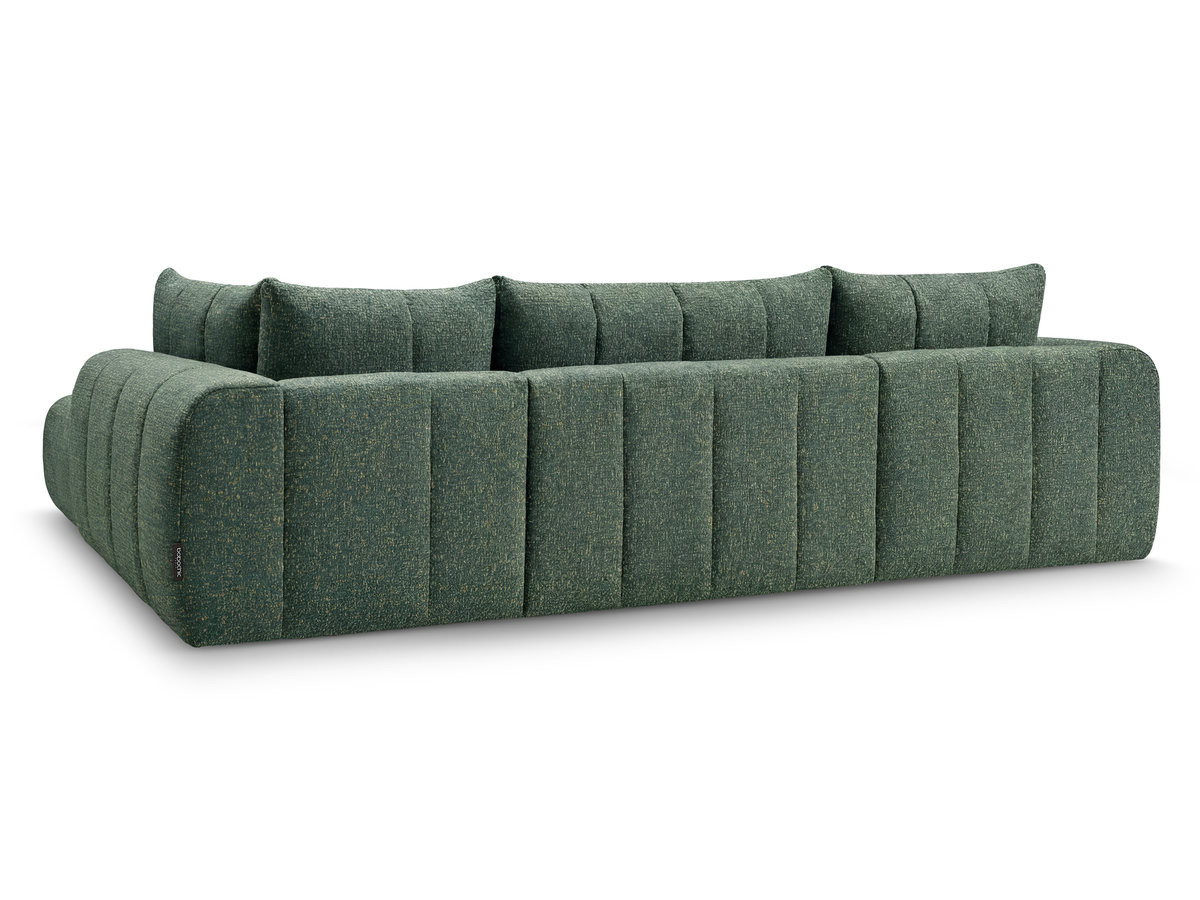 Canapé panoramique fixe NESTY tissu chiné