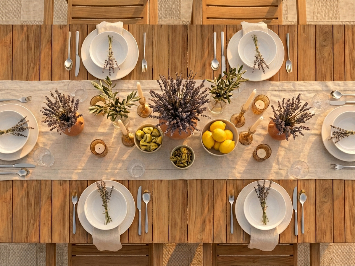 LOMBOK tuinset met tafel van 200 cm + 6 teakhouten stoelen