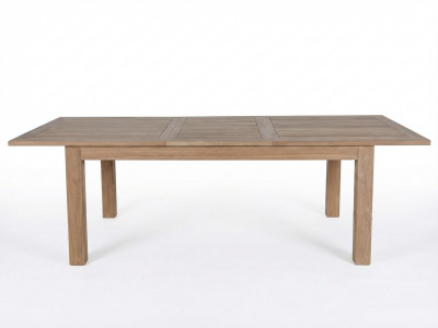 Table de jardin extensible 200 à 260 cm POSITANO bois de teck