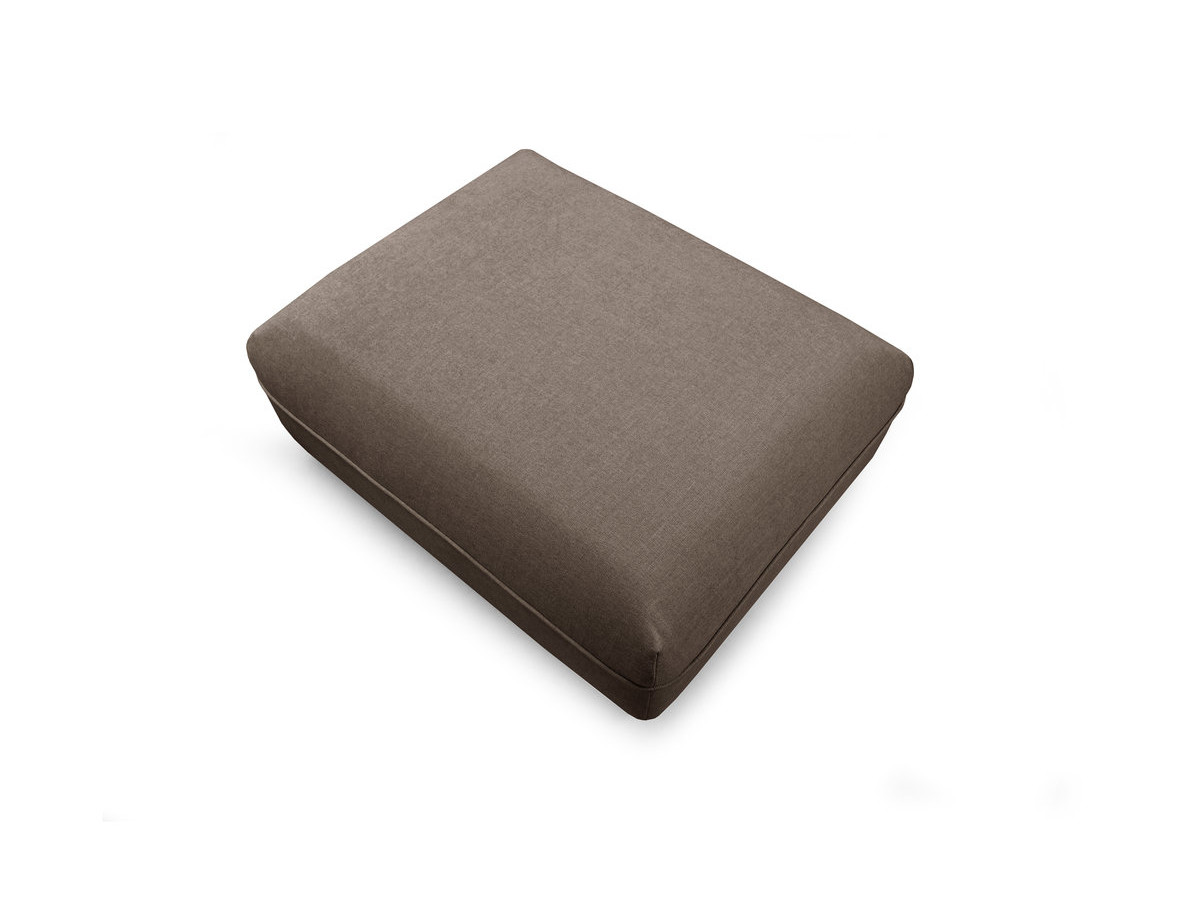 Pouf LUIGI en tissu lisse