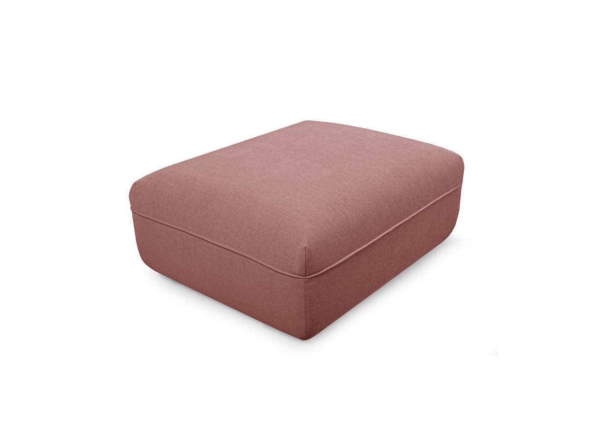 Pouf LUIGI en tissu texturé