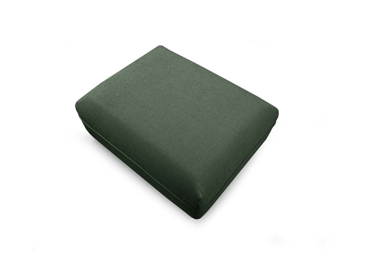 Pouf LUIGI en tissu lisse