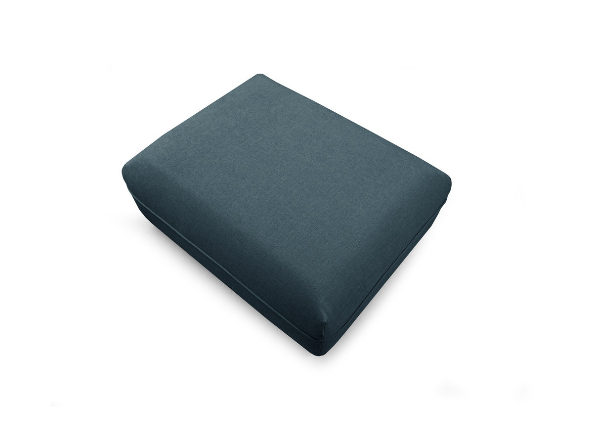 Pouf LUIGI en tissu lisse
