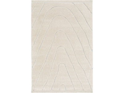 Tapis poils longs MELINE motif graphique