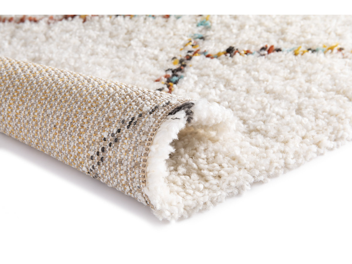 Tapis poils longs SIRA motif graphique