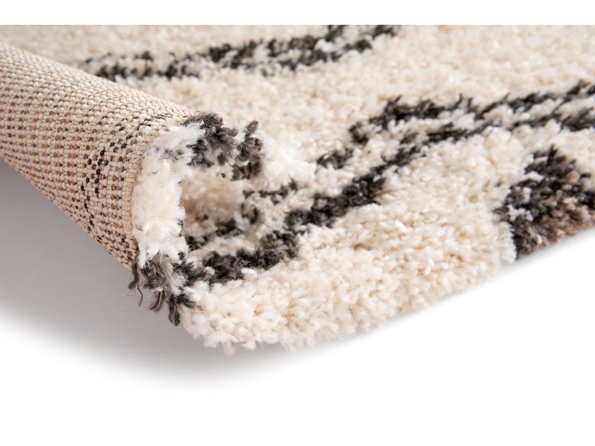 Tapis poils longs NALY motif graphique — vue 6