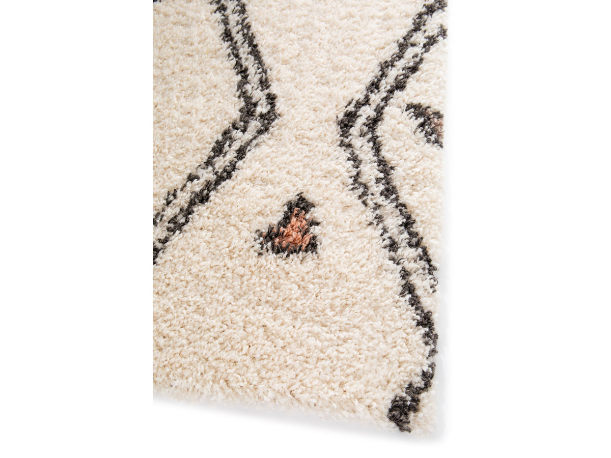 Tapis poils longs NALY motif graphique — vue 5