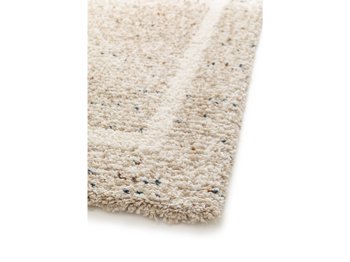 Tapis poils longs NEDEN motif graphique