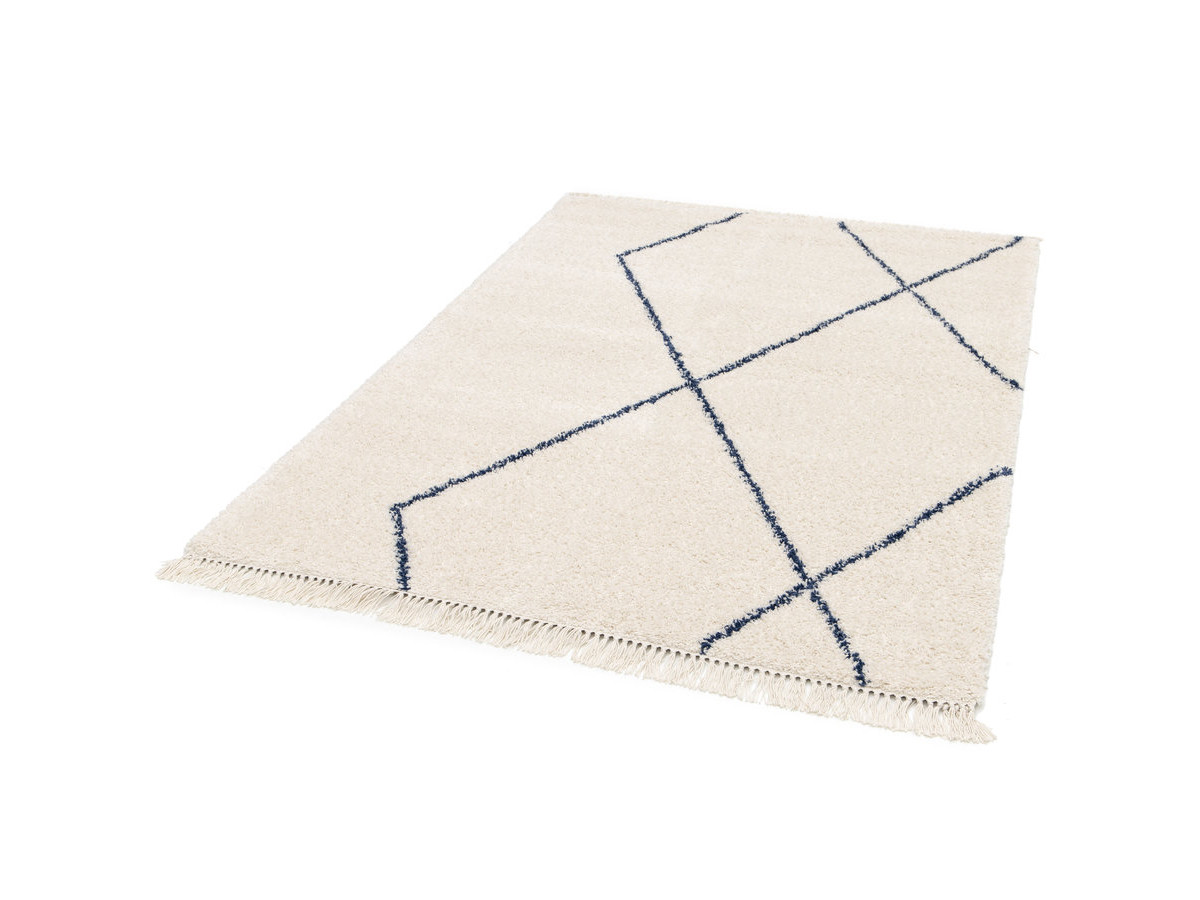 Tapis poils longs ARIN motif graphique