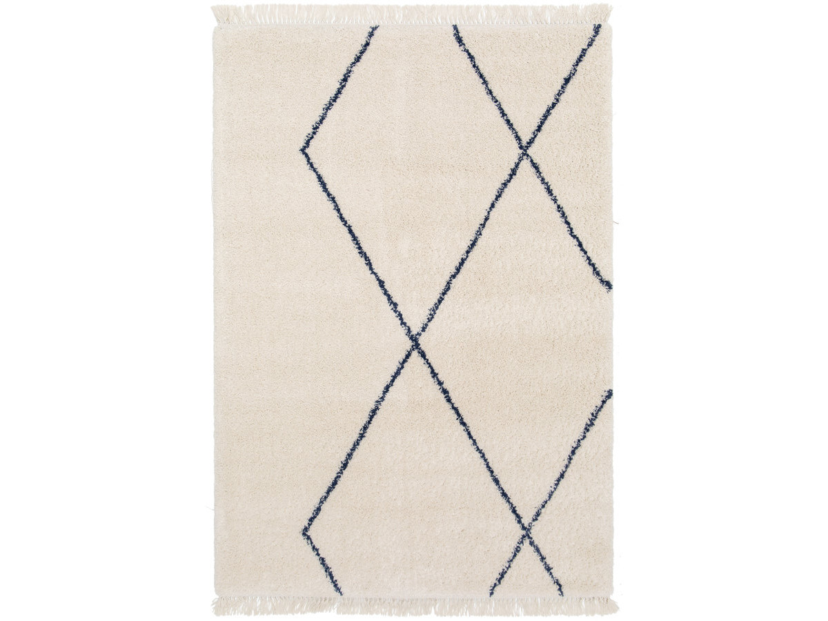 Tapis poils longs ARIN motif graphique