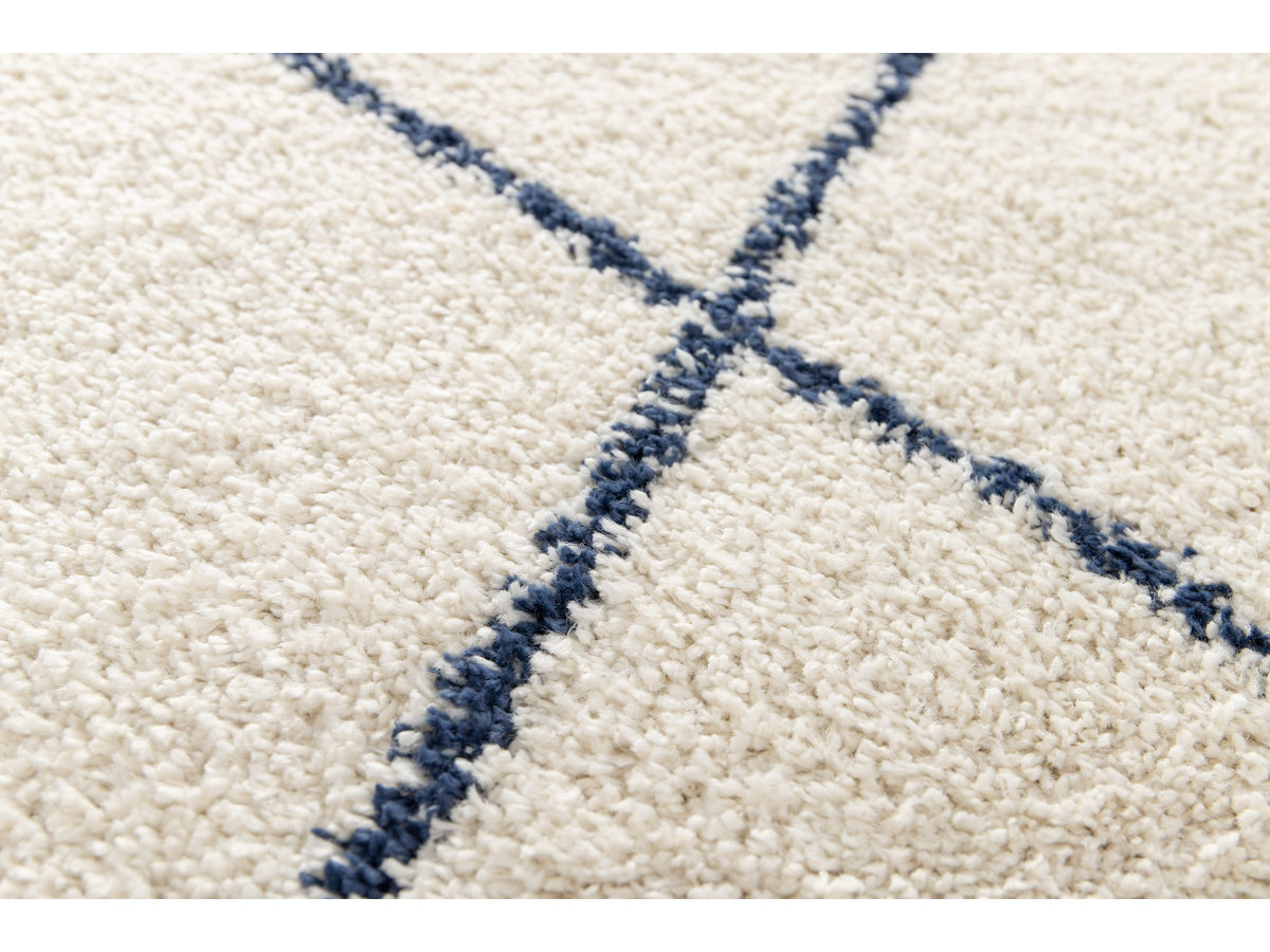 Tapis poils longs ARIN motif graphique