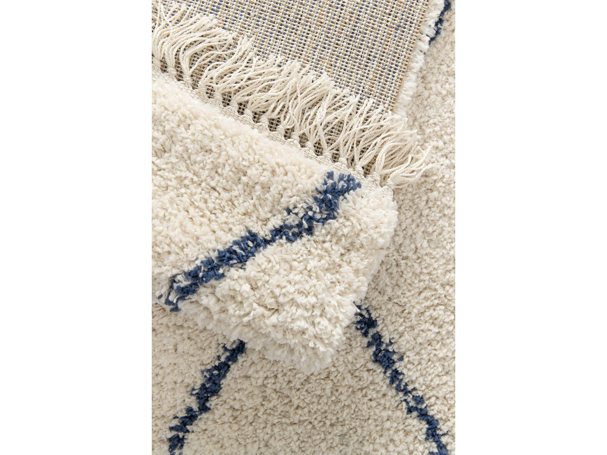 Tapis poils longs ARIN motif graphique