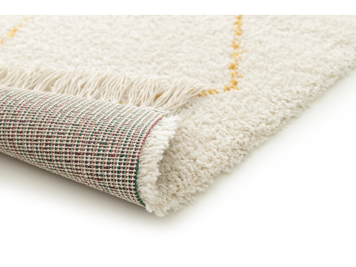 Tapis poils longs KADEM motif graphique