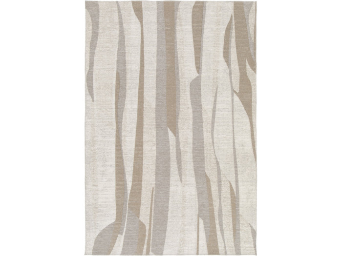 Tapis poils ras FLOW motif graphique