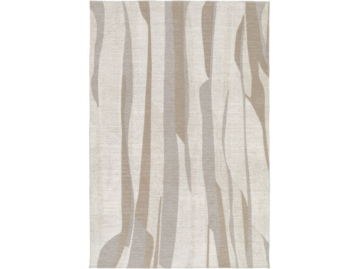 Tapis poils ras FLOW motif graphique