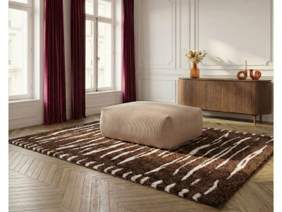 Pouf carré ultra moelleux VOLTAIRE