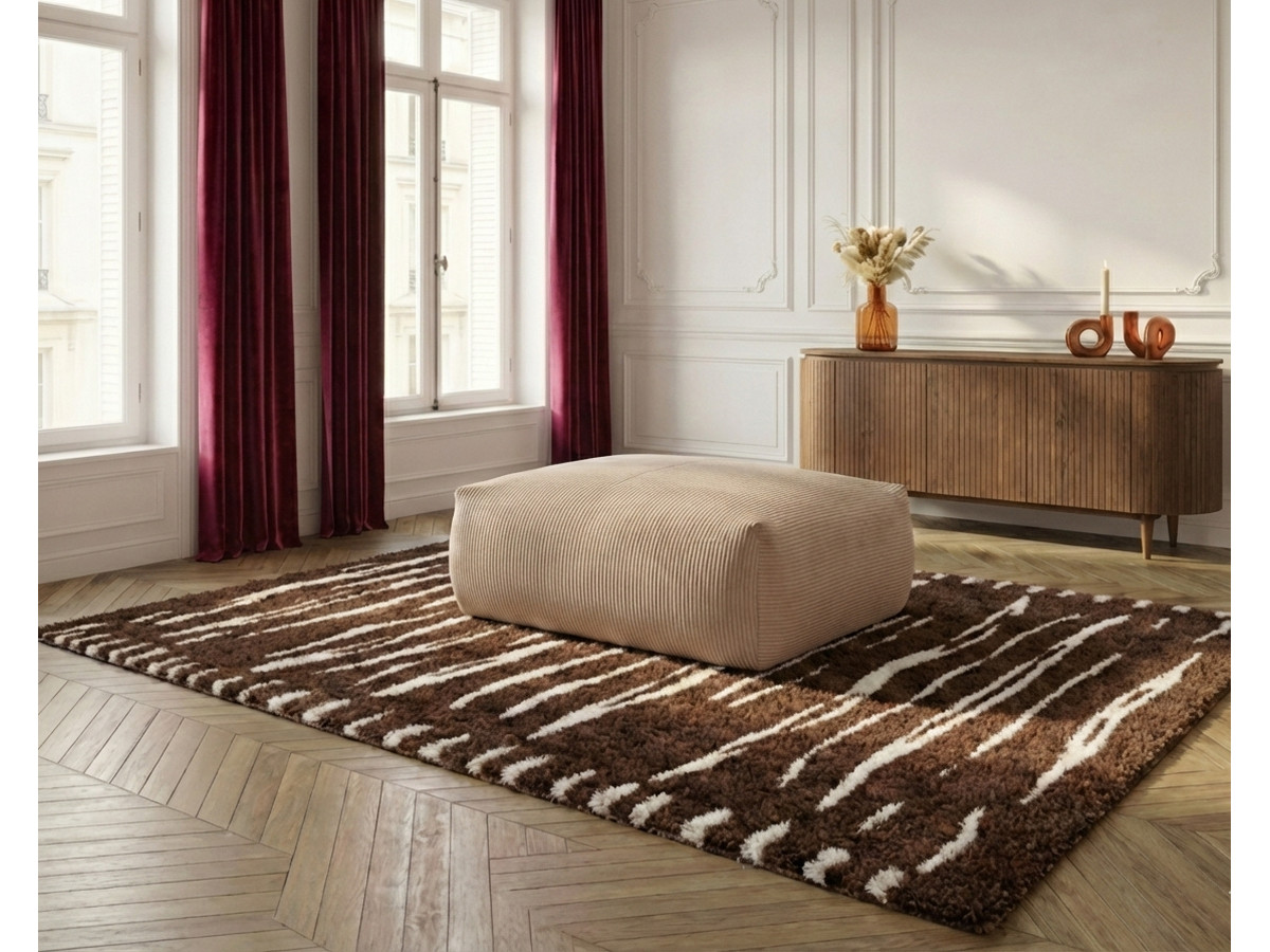 Pouf carré VOLTAIRE