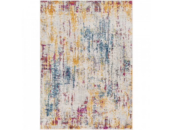 Tapis poils ras NAYA motif abstrait