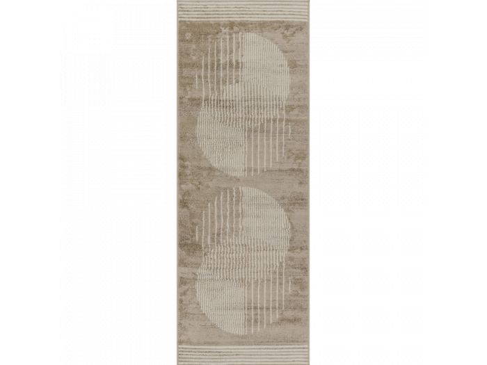 Tapis de couloir poils ras SENO motif graphique