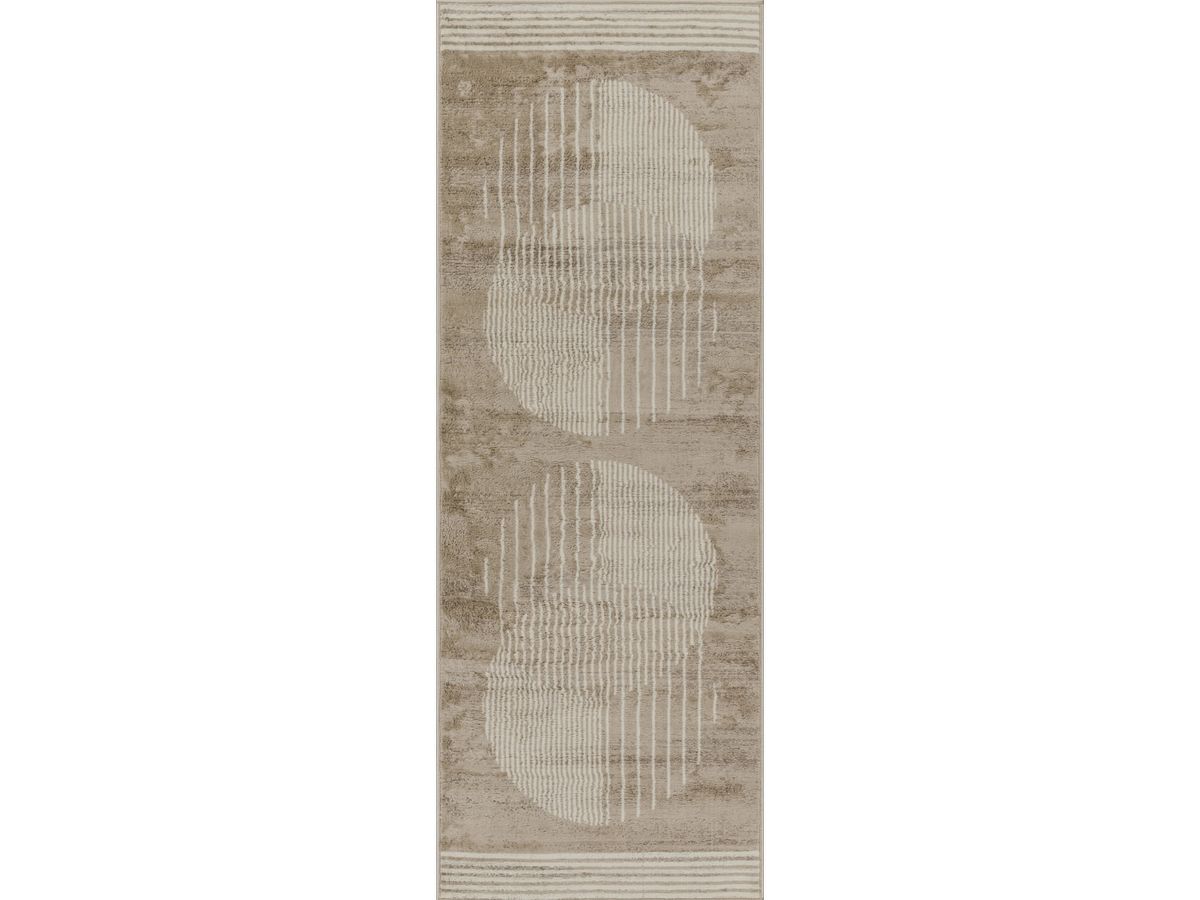 Tapis de couloir poils ras SENO motif graphique