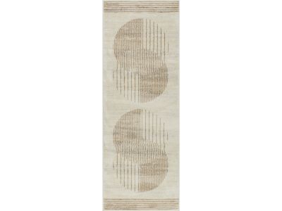 Tapis de couloir poils ras SENO motif graphique