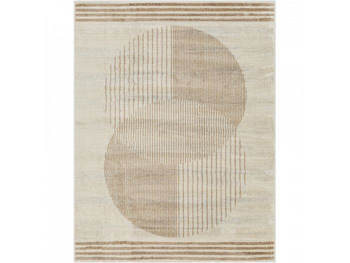 Tapis poils ras SENO motif graphique