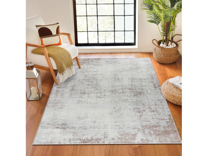 Tapis poils ras HAVEL motif abstrait