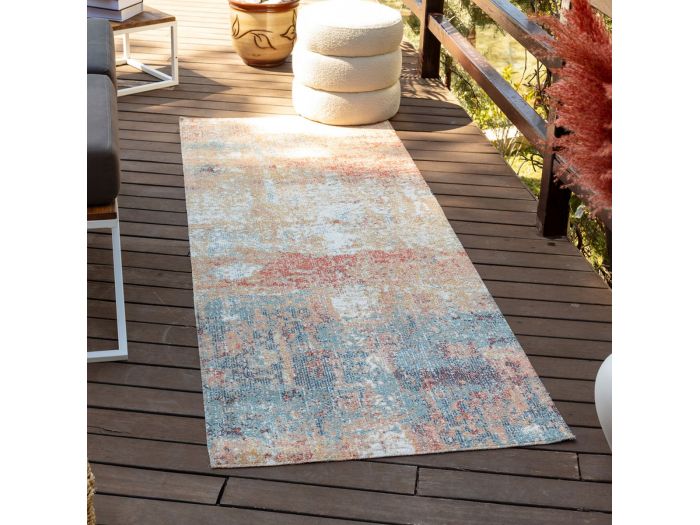 Tapis de couloir poils ras KAIRO motif abstrait