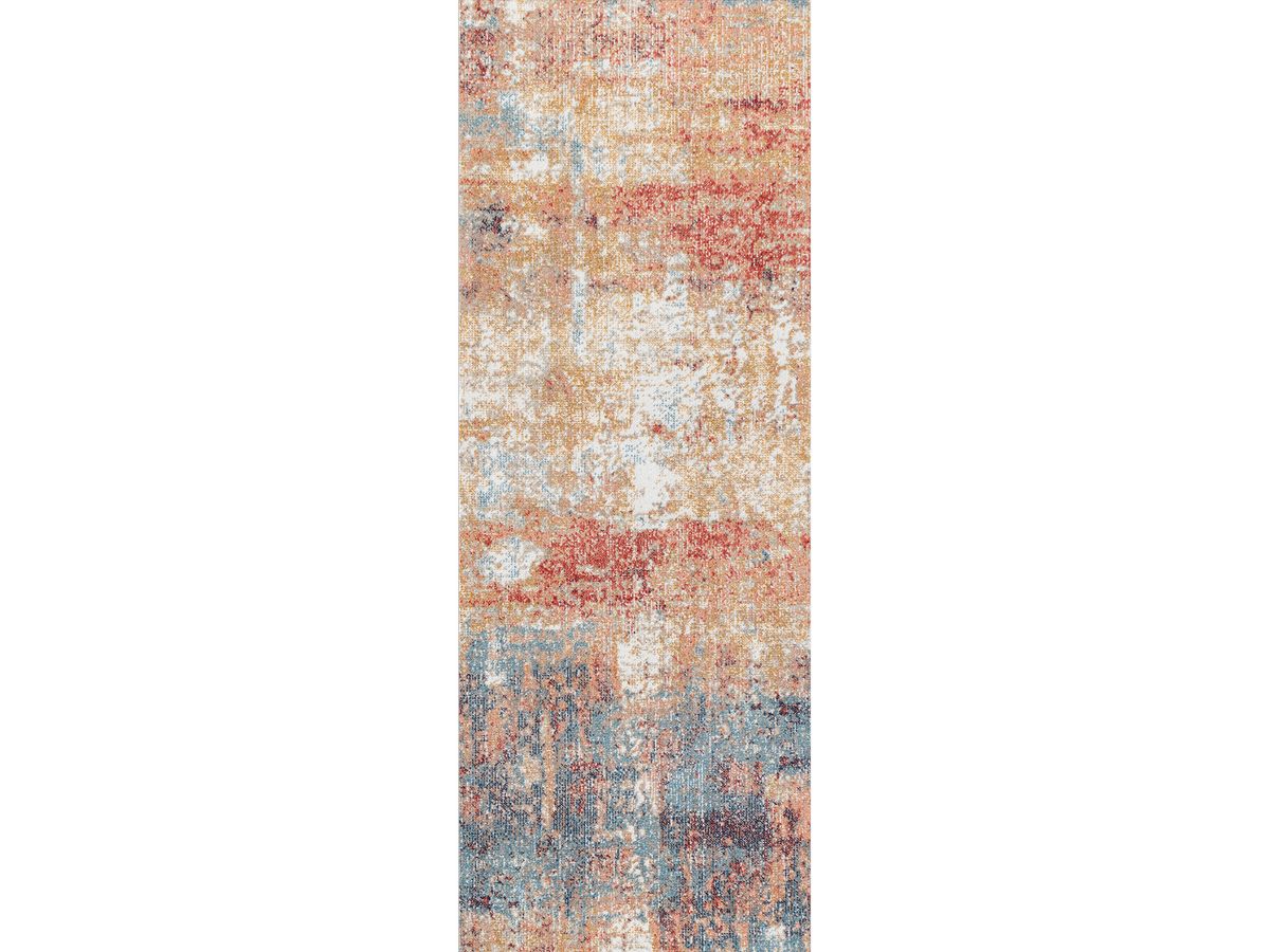 Tapis de couloir poils ras KAIRO motif abstrait