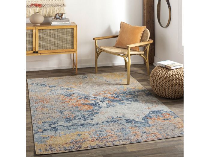 Tapis poils ras DONA motif abstrait